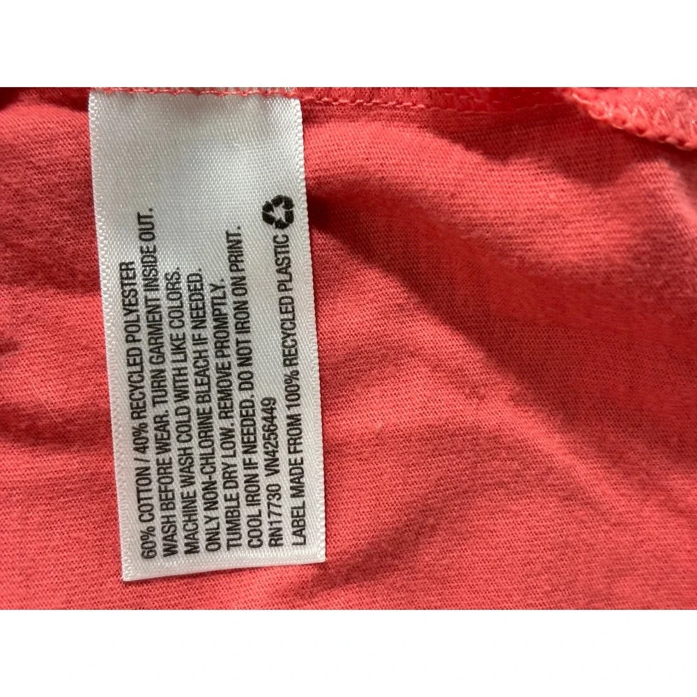 Cat & Jack XL Coral Pink Glitter Tank Top Womens Casual Cozy Sparkle Sleeveless